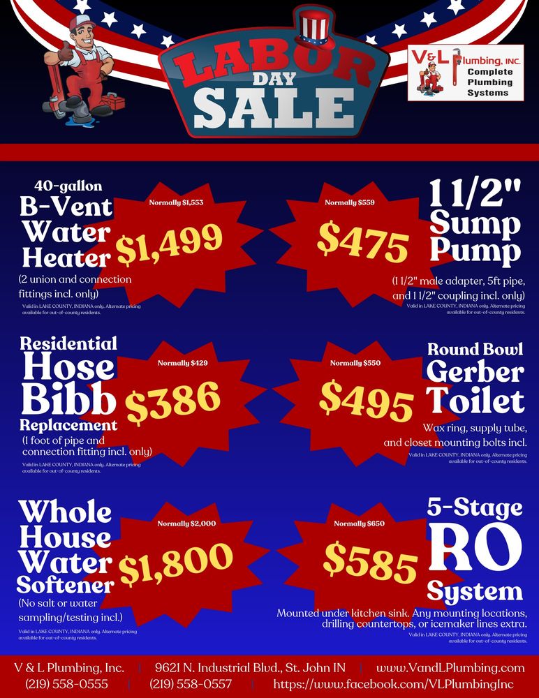 Slide of V & L Plumbing