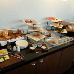Crowne Plaza - Part of the Club Lounge breakfast buffet.