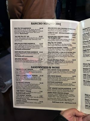 Menu photo 6 Rancho Nipomo Deli & BBQ Nipomo, CA Menu photo 6 Rancho Nipomo Deli & BBQ Nipomo, CA