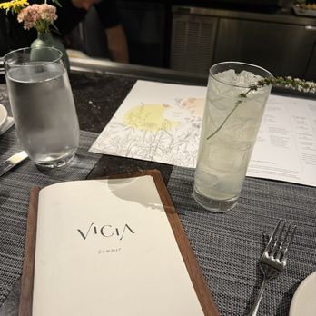 Vicia - Menu and vodka cocktail - New American Near Me - St. Louis, Missouri Vicia - Menu and vodka cocktail - New American Near Me - St. Louis, Missouri