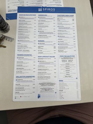 Menu photo 1 Spiro's Taverna Port St. Lucie, FL