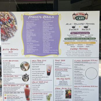 My Friends Cafe - Menu - Acai Bowls Near Me - Sierra Madre, California