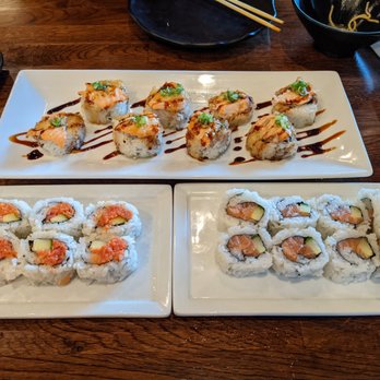 Daruma - Alaskan Roll , the Spicy Tuna Roll, and The Sunset Roll - Ramen Near Me - Mesa, Arizona