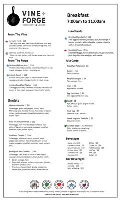 Menu photo 7 Vine + Forge Columbus, OH Menu photo 7 Vine + Forge Columbus, OH