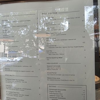 Doubting Thomas - Menu - Coffee & Tea Near Me - Los Angeles, California