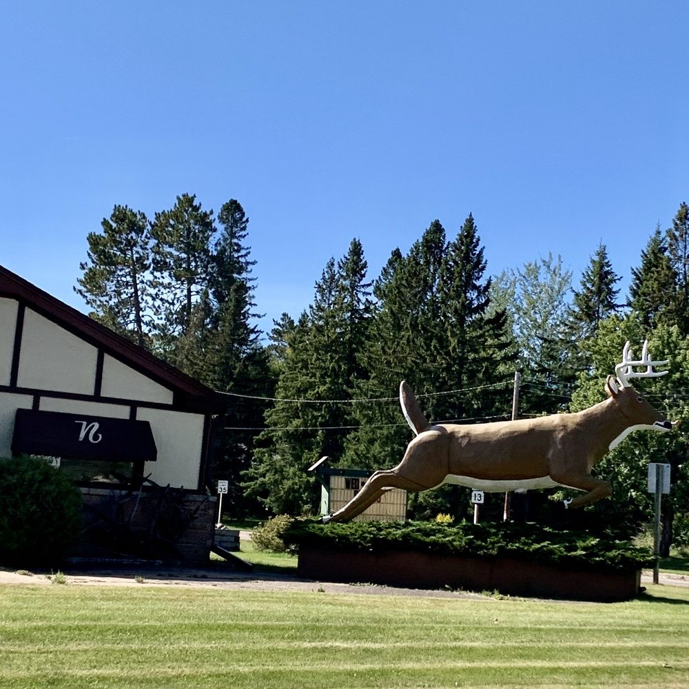 Northwoods Supper Club - Front of the supper club, gotta love the big buck attraction - Supper Clubs Near Me - Fifield, Wisconsin Northwoods Supper Club - Front of the supper club, gotta love the big buck attraction - Supper Clubs Near Me - Fifield, Wisconsin