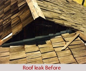 Slide of Robert's Roofing