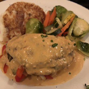 Jack Allen's Kitchen - Crab stuffed chicken - American Near Me - Austin, Texas Jack Allen's Kitchen - Crab stuffed chicken - American Near Me - Austin, Texas