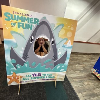 Chuck E. Cheese - In a shark?? - Pizza Near Me - Fairfield, California