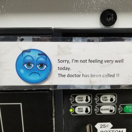 Cute "out of service" notices!