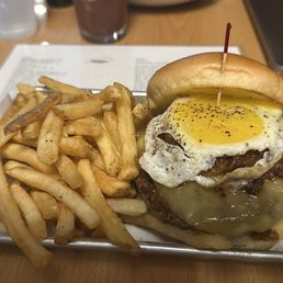Their house speciality burger!! Incredible! Their house speciality burger!! Incredible!