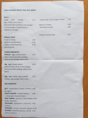 Cafe Strange Brew by null