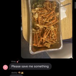S & M Seafood - Time stamped photo of 6pounds of crabs.