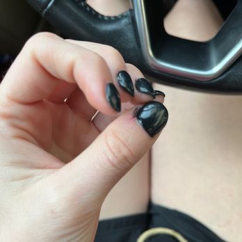 Bella Nail Bar - There's nail polish all over the sides of my fingers on both hands that they wouldn't fix and the manicure itself is clumpy and uneven. - Nail Salons Near Me - Chapel Hill, North Carolina