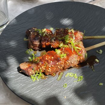 Wabi on Rose - Tenderloin Skewers - Sushi Bars Near Me - Venice, California Wabi on Rose - Tenderloin Skewers - Sushi Bars Near Me - Venice, California