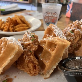 Redhead Bay Cafe - Chicken & waffles, waffle fries - New American Near Me - Virginia Beach, Virginia Redhead Bay Cafe - Chicken & waffles, waffle fries - New American Near Me - Virginia Beach, Virginia