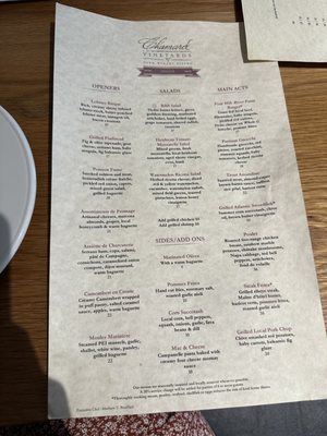 Chamard Vineyards Bistro by null