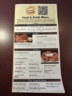 Menu photo 2 Rockwells American Restaurant Pelham, NY Menu photo 2 Rockwells American Restaurant Pelham, NY