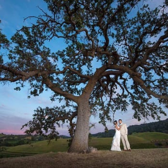 Taber Ranch Vineyard & Event Center - Sunset photos on the hill at Taber Ranch. PC: Randall Gee Photography - Venues & Event Spaces Near Me - Capay, California