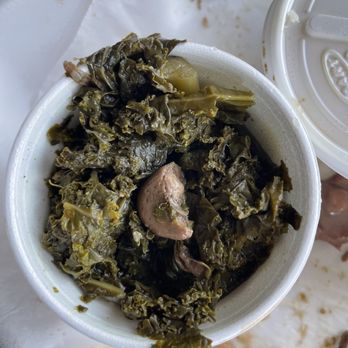 Ramsey's - Kale from ramseys with rock in it - American Near Me - Lexington, Kentucky