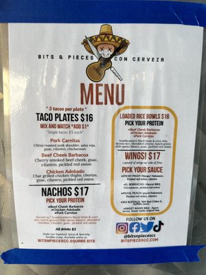 Menu photo 1 Bits & Pieces Con Cerveza Denver, CO