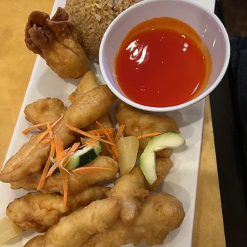 Hunan Garden Baobae - Sweet & Sour Chicken + fried rice - Chinese Near Me - Katy, Texas Hunan Garden Baobae - Sweet & Sour Chicken + fried rice - Chinese Near Me - Katy, Texas