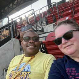 William Newberry and Claralyn Bollinger... Cardinal super fans!