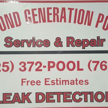 Second Generation Pools, Inc - sign for service and repair - Pool Cleaners Near Me - Martinez, California Second Generation Pools, Inc - sign for service and repair - Pool Cleaners Near Me - Martinez, California