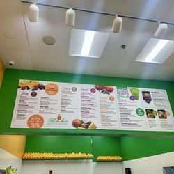 Blenders in the Grass - Menu