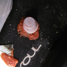 Spilled salsa