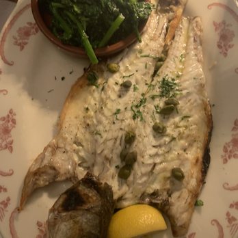 Eleni's - Branzino with Brocolli Rabe - Greek Near Me - New York, New York Eleni's - Branzino with Brocolli Rabe - Greek Near Me - New York, New York