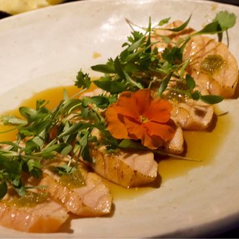 Crazy Rock'N Sushi - SALMON CARPACCIO - Sushi Bars Near Me - Glendale, California Crazy Rock'N Sushi - SALMON CARPACCIO - Sushi Bars Near Me - Glendale, California