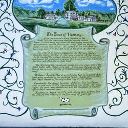 Harmony Chapel & Gardens - Town mural