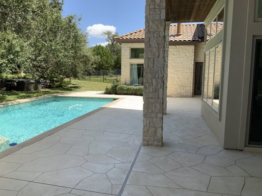 Pool Deck Restoration & Resurfacing - Is your pool deck looking worn and old?  Let us repair and makeover all your pool deck resurfacing needs.