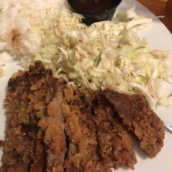 Back Home In Lahaina - Always, Beef katsu plate dinner. - Hawaiian Near Me - Carson, California