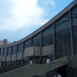 Alberca Olimpica Francisco Marquez - Fachada poniente de la Albercaa
