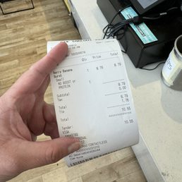 receipt