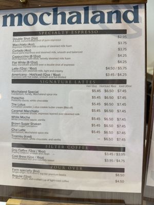 Menu photo 1 Mochaland Zionsville, IN Menu photo 1 Mochaland Zionsville, IN