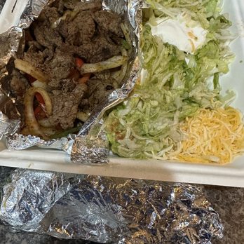 Fuzzy's Taco Shop - Fajita Beef Plate  Best deal for travel - Tex-Mex Near Me - Lutz, Florida
