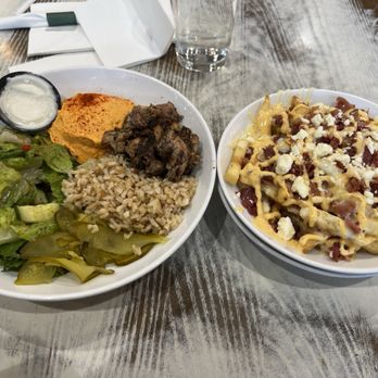 Anita's Kitchen - Chicken bowl, Loaded House Fries - Mediterranean Near Me - Detroit, Michigan