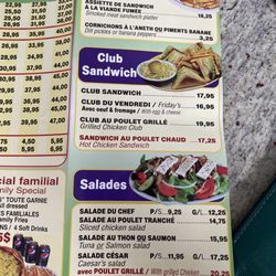 Pizza Spanos - Menu August 2023