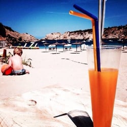 Vadella Beach - Smoothies with fresh orange juice
