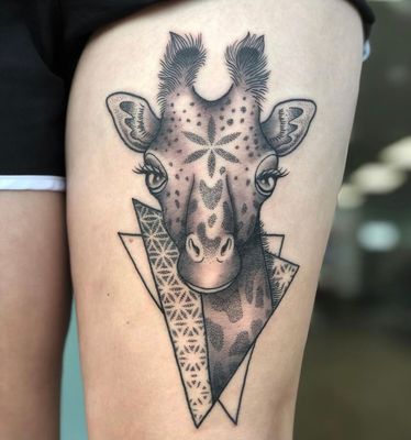 Dotwork - Check out some of our work!
We do work in many styles, in all sizes and on all skin types!
Click on images you like to learn more about the artist and getting on the books today!