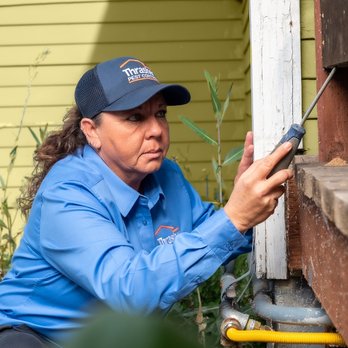 Thrasher Pest Control - Gentle probing is one way to uncover the hidden menace of termites in your home. Call the pros at Thrasher Pest for a termite inspection. - Pest Control Near Me - San Diego, California