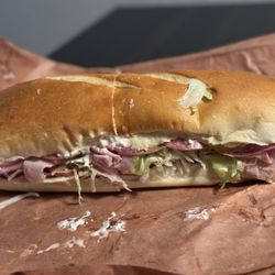 E & T Food Market - Italian sub - LOOK AT THIS THING!! Amazing. Delicious and big.