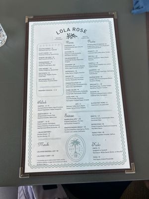 Menu photo 1 Lola Rose Mount Pleasant, SC