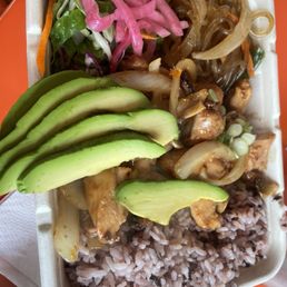 BBQ chicken and Avocado BBQ chicken and Avocado