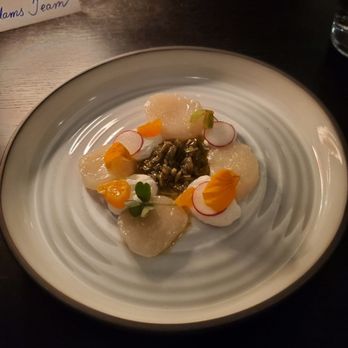 7 Adams - Hokkaido Scallop Crudo - American Near Me - San Francisco, California 7 Adams - Hokkaido Scallop Crudo - American Near Me - San Francisco, California
