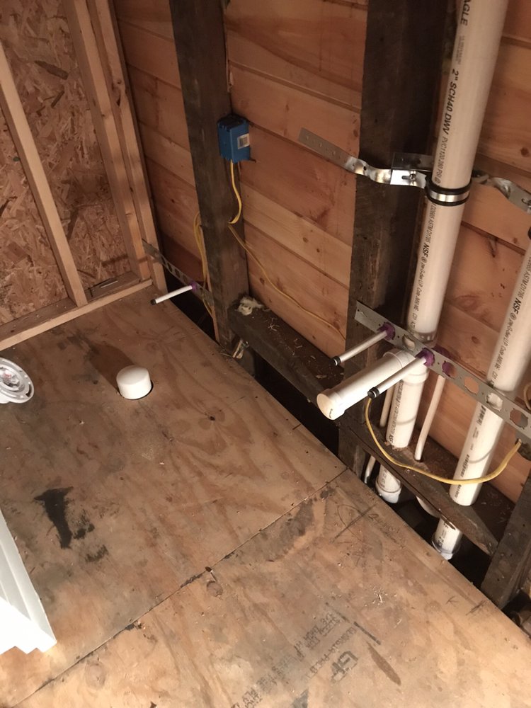 Slide of J P Tracy plumbing