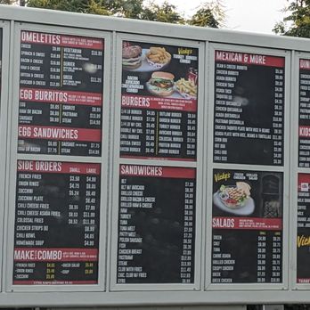 Vicky's Jurupa Valley  - Menu 9/11/23 - American Near Me - Riverside, California
